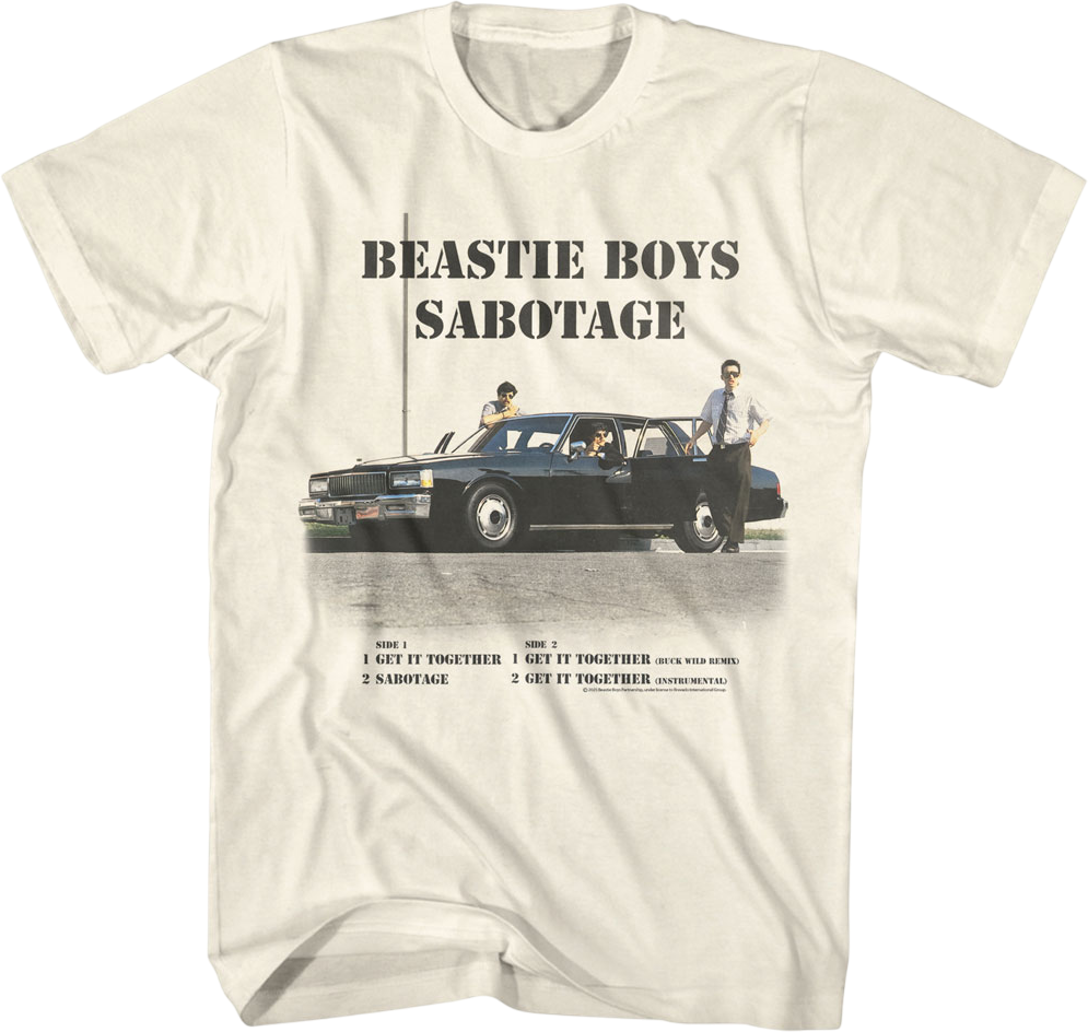 Sabotage Beastie Boys T-Shirt product image 1
