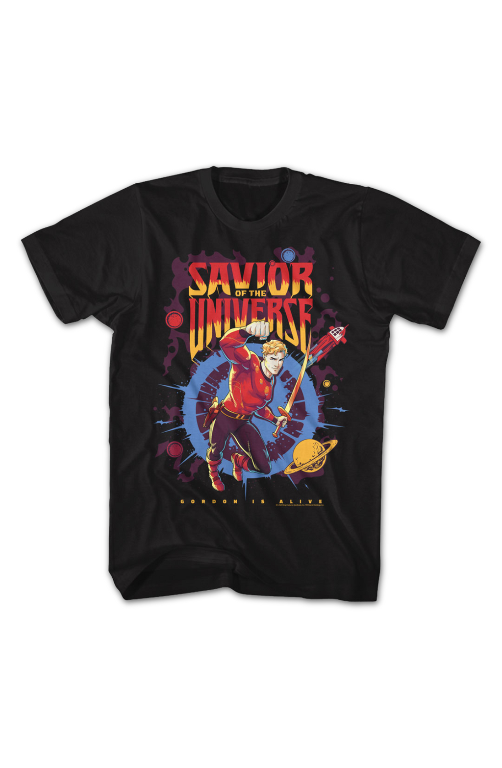 Savior Of The Universe Flash Gordon T-Shirt product image 2