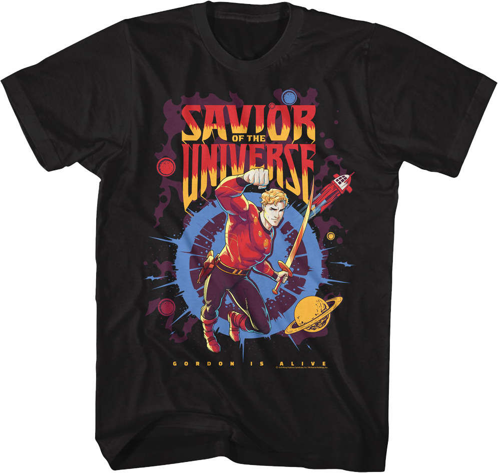Savior Of The Universe Flash Gordon T-Shirt product image 1
