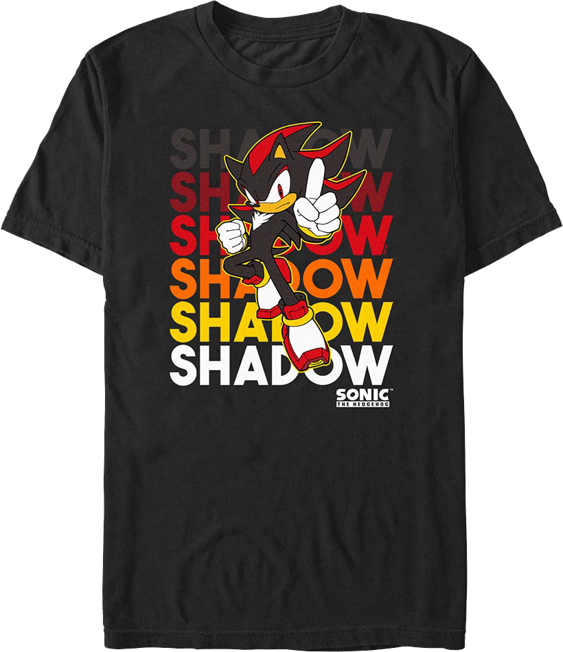 Shadow Sonic The Hedgehog T-Shirt product image 1