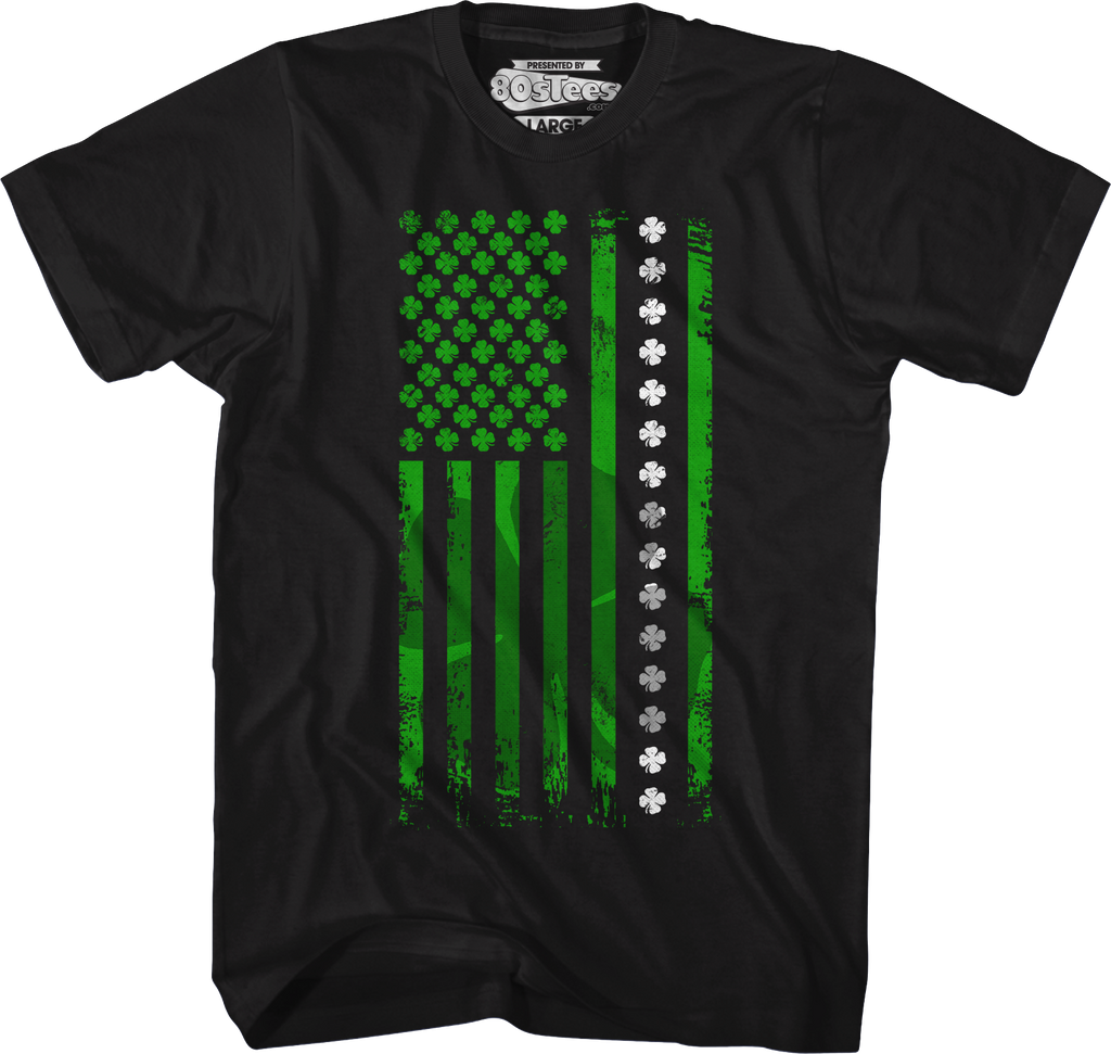 Shamrock Flag St. Patrick's Day T-Shirt product image 1