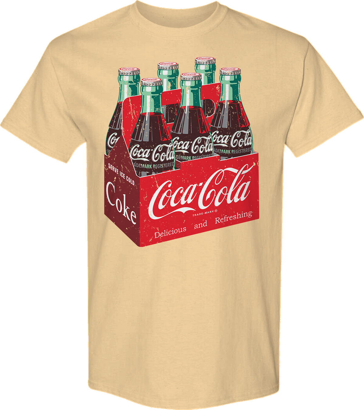 Six Pack Bottles Coca-Cola T-Shirt product image 1