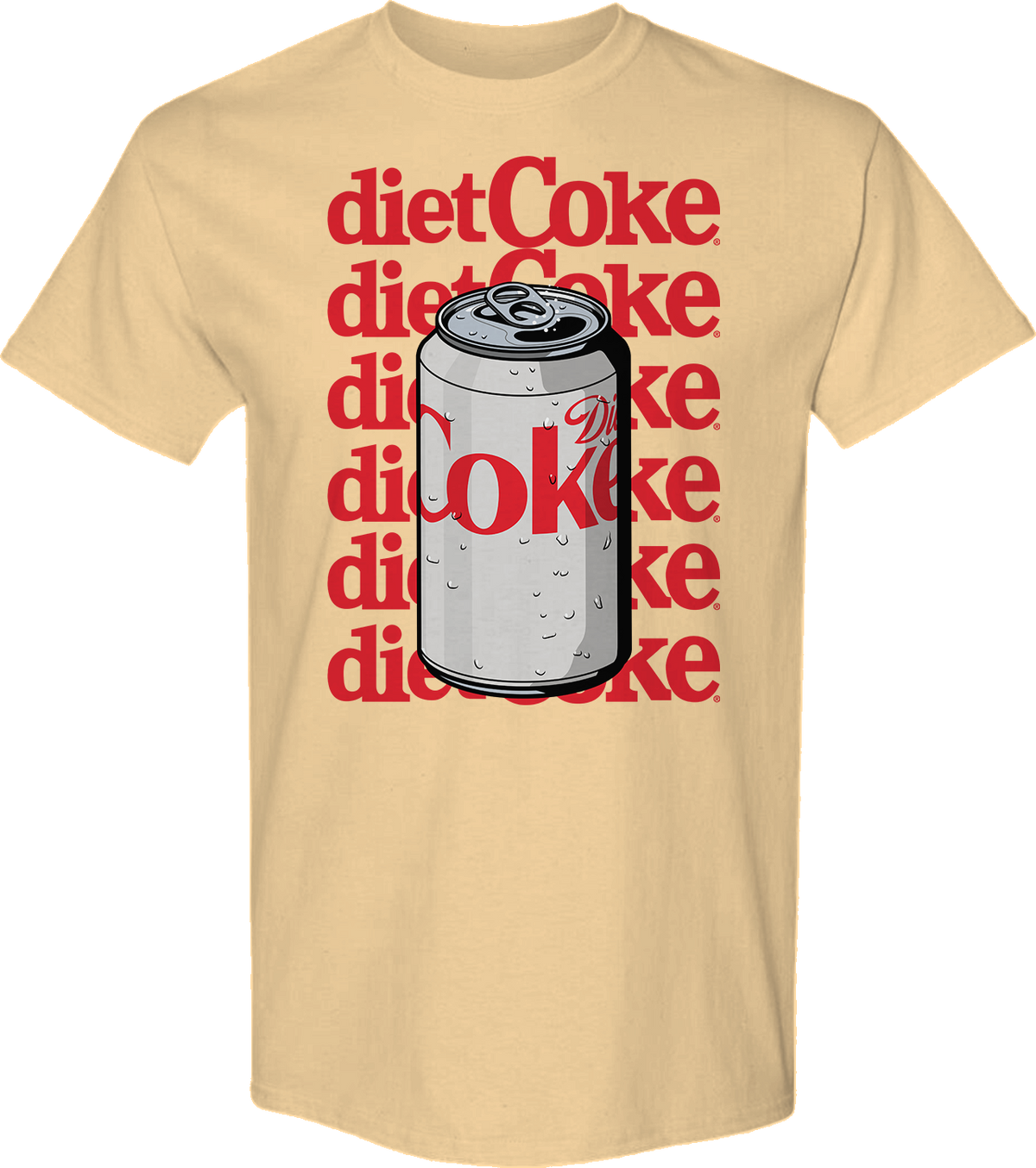 Stacked Logo And Can Diet Coke T-Shirt product image 1