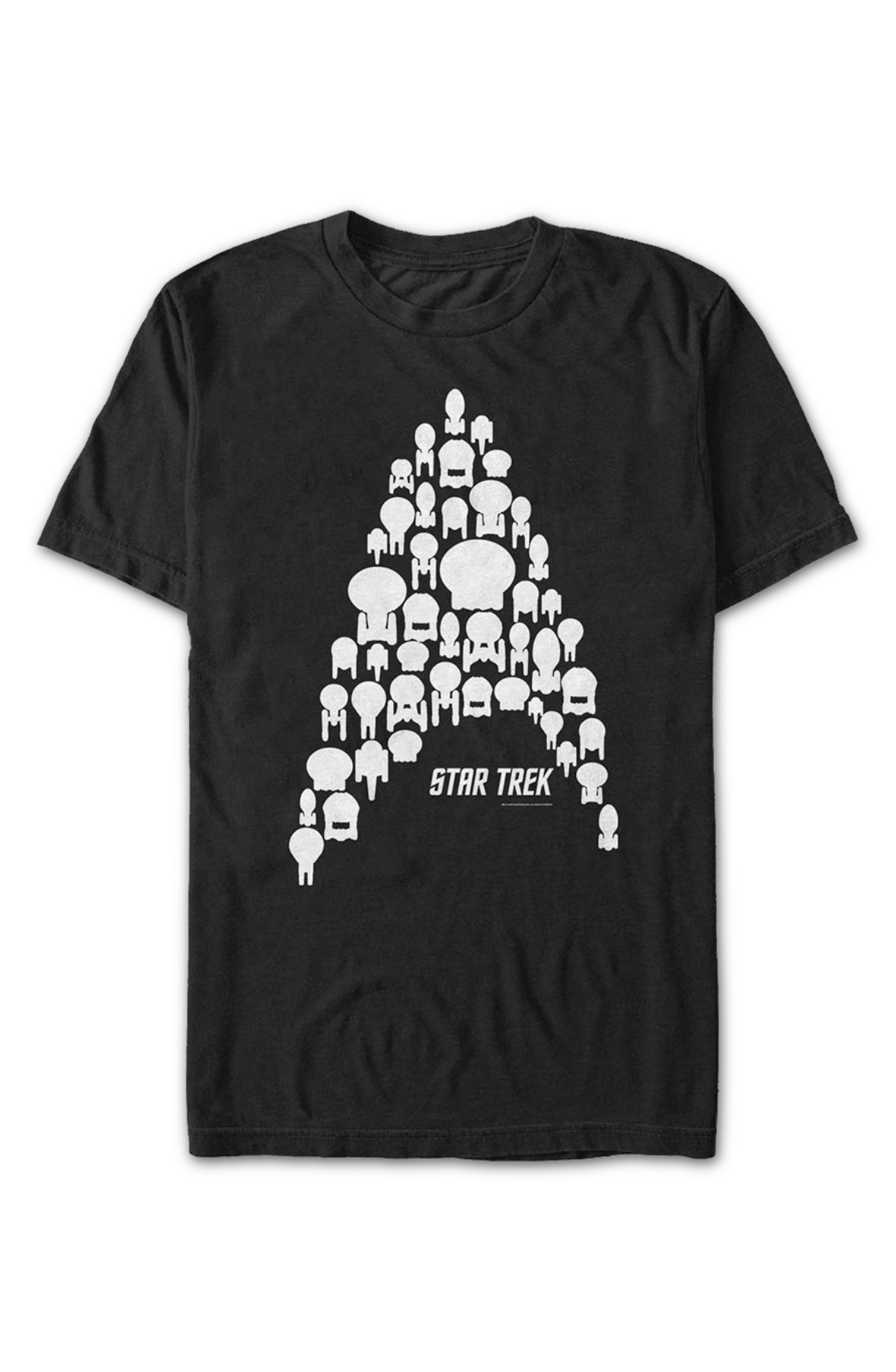 Starships Creating Starfleet Logo Star Trek T-Shirt product image 2