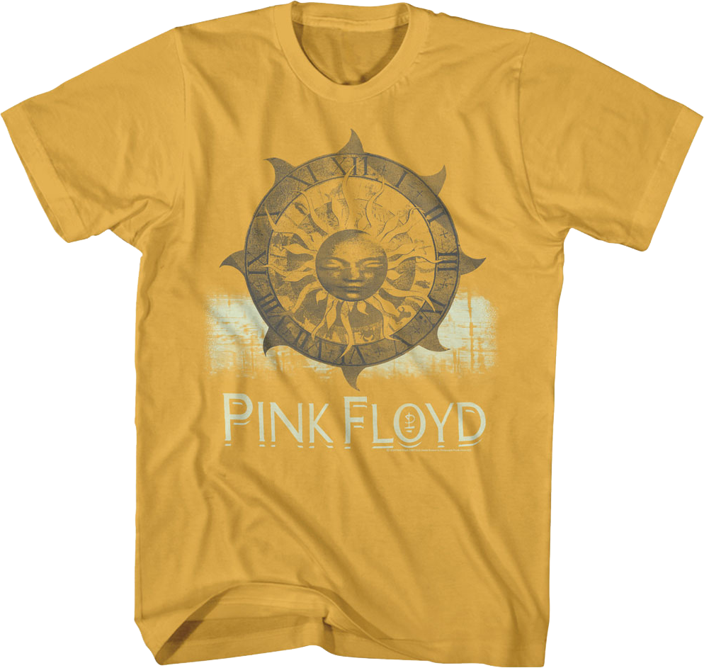 Sun Clock Pink Floyd T-Shirt product image 1