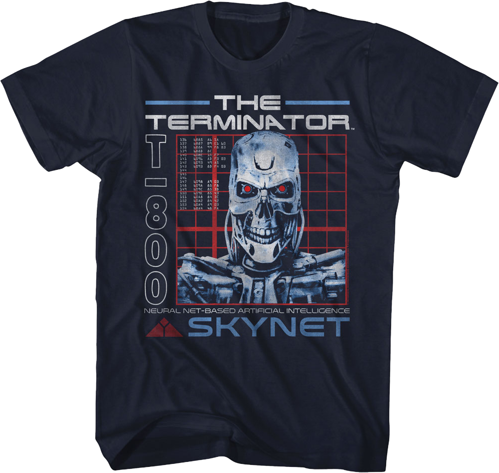 T-800 Endoskelton Terminator T-Shirt product image 1
