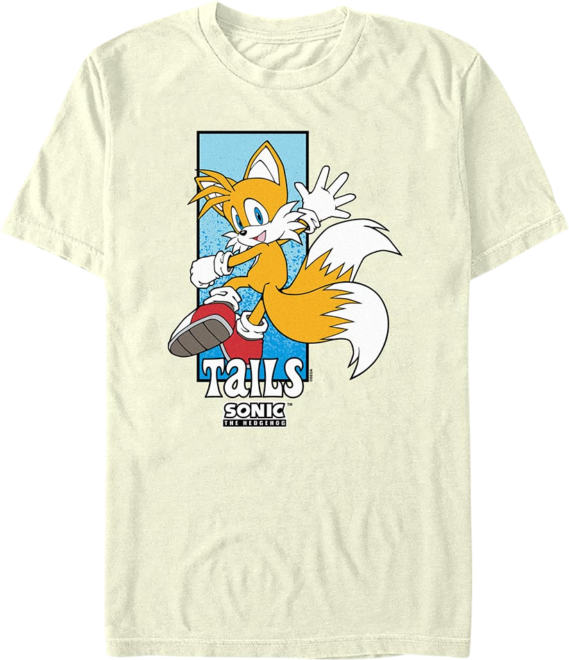 Tails Pose Sonic The Hedgehog T-Shirt product image 1