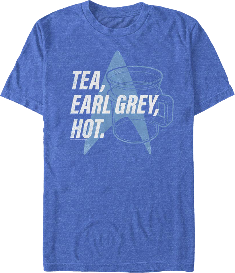Tea, Earl Grey, Hot Star Trek The Next Generation T-Shirt product image 1
