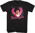 Ted Logan Hearts Bill & Ted's Excellent Adventure T-Shirt product image 1