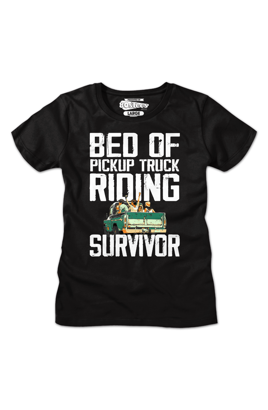 Womens Bed Of Pickup Truck Riding Survivor Shirt product image 2