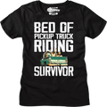 Womens Bed Of Pickup Truck Riding Survivor Shirt product image 1