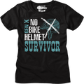 Womens No Bike Helmet Survivor Shirt product image 1