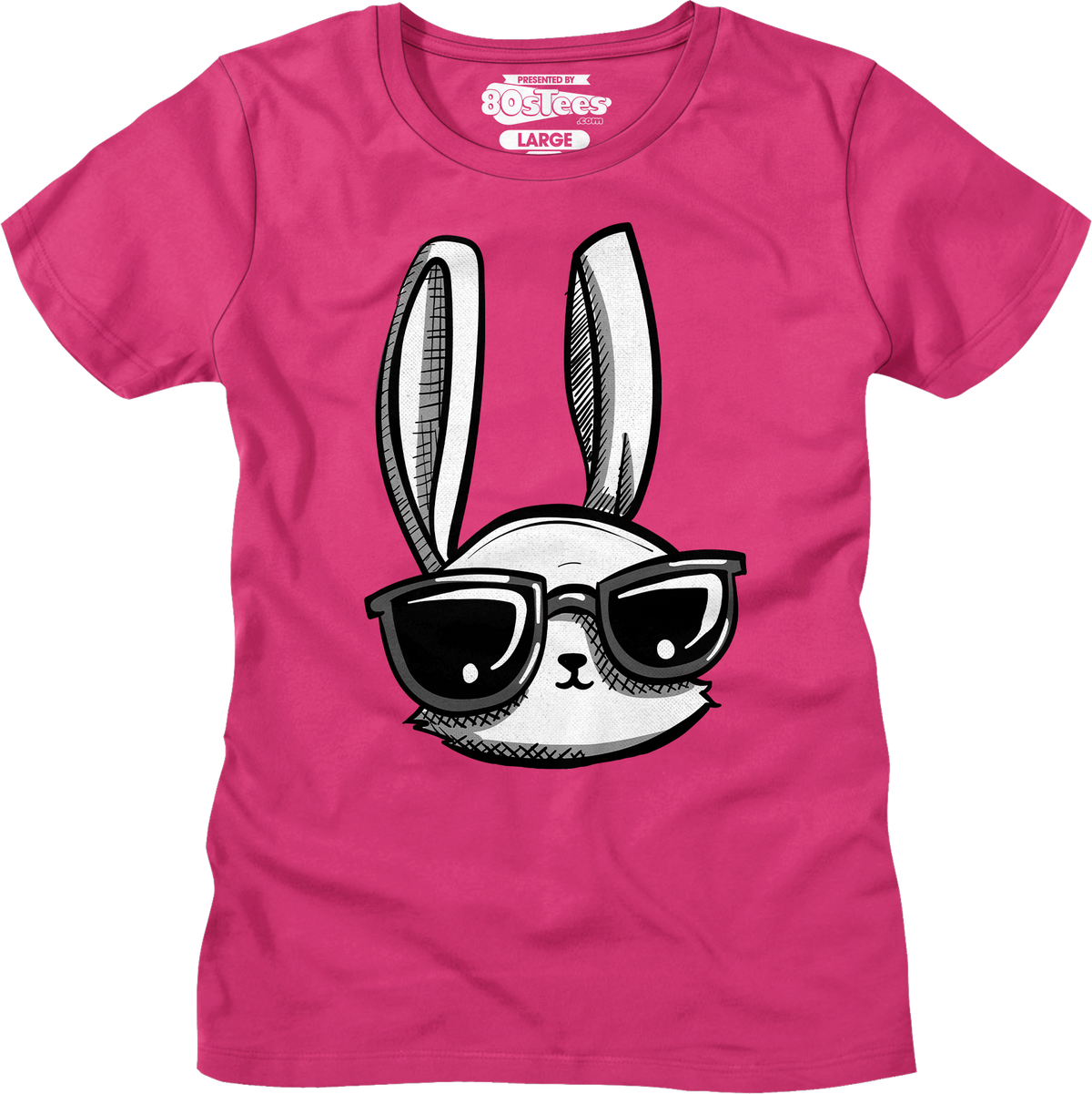 Womens Cool Easter Bunny Shirt product image 3
