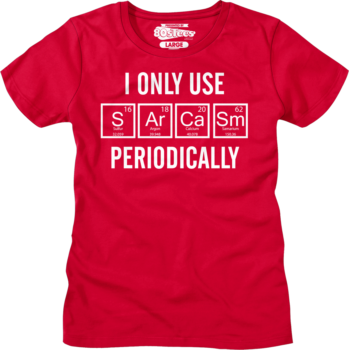 Womens I Only Use Sarcasm Periodically Shirt product image 4