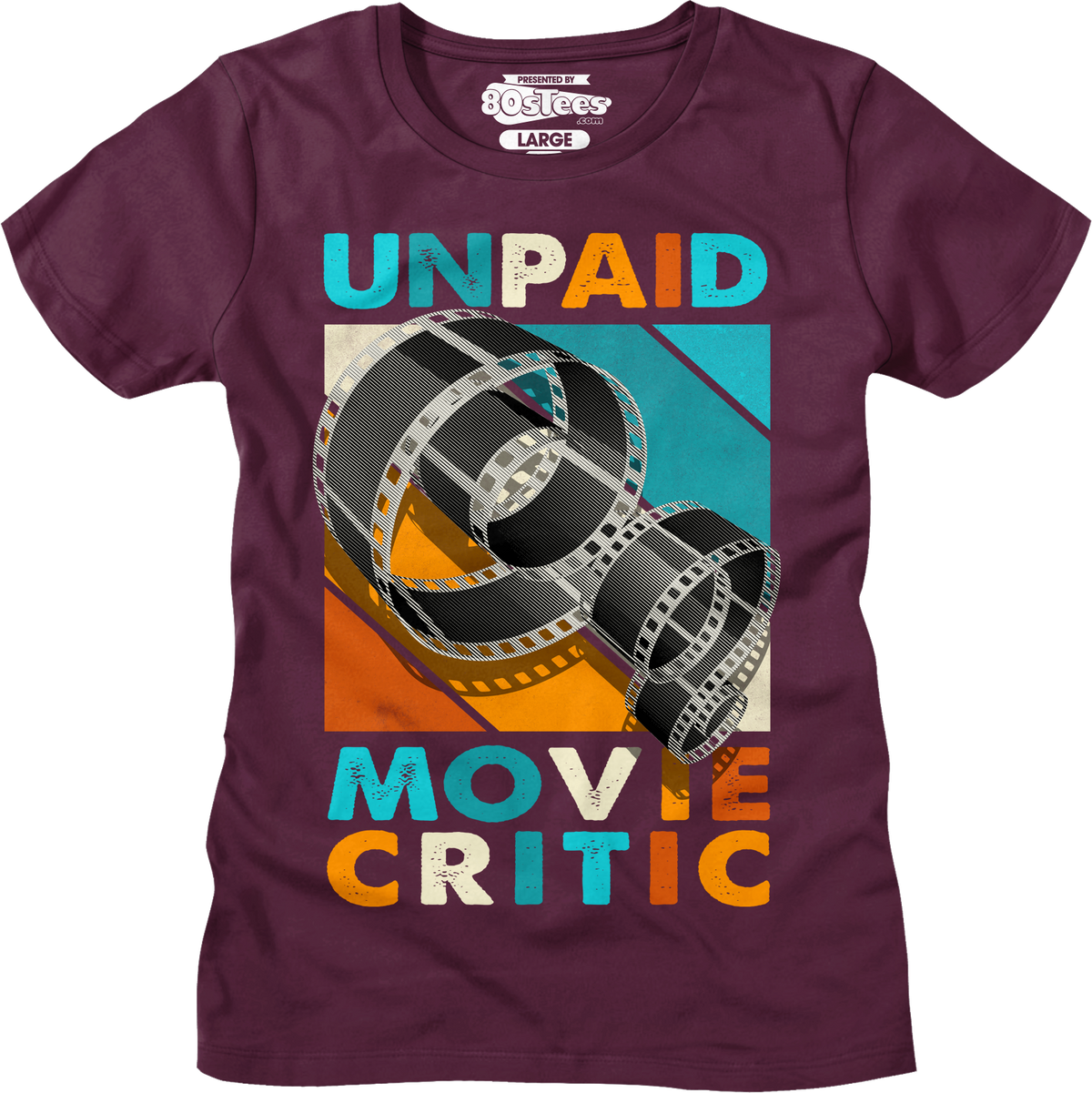 Womens Unpaid Movie Critic Shirt product image 3