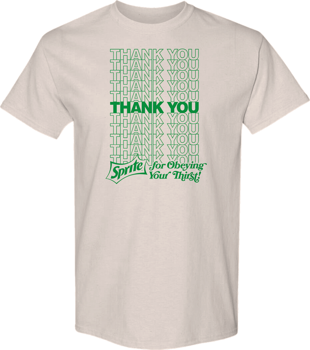 Thank You For Obeying Your Thirst Sprite T-Shirt product image 1