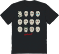 The Masks Of Jason Voorhees Friday 13th T-Shirt product image 1