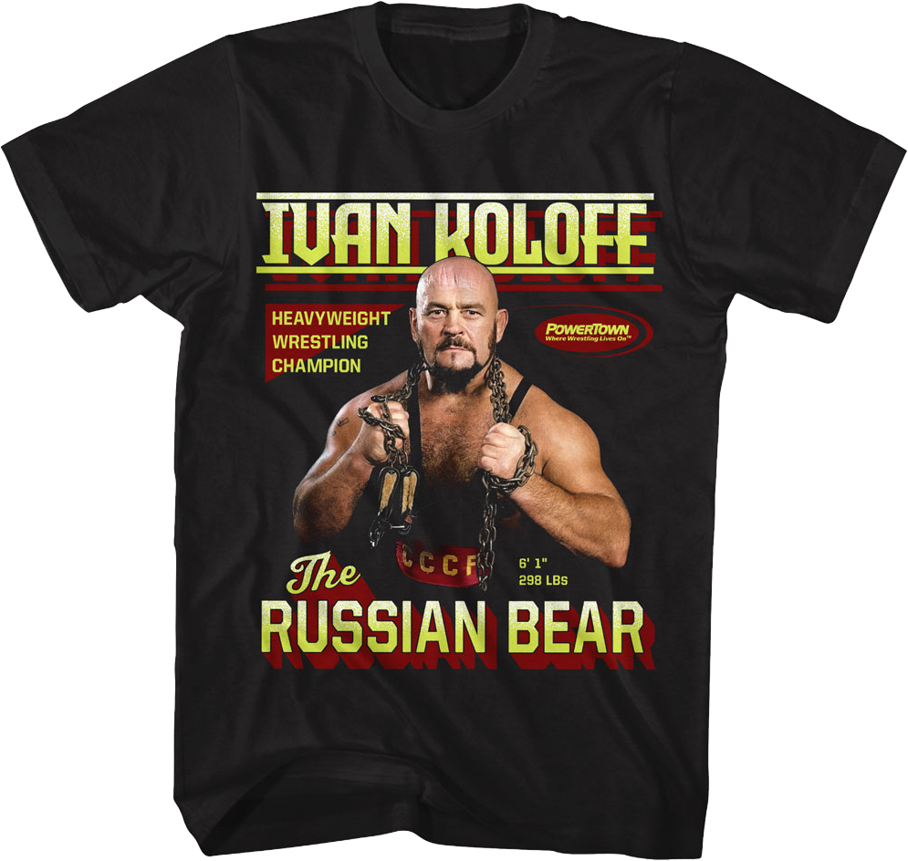 The Russian Bear Ivan Koloff T-Shirt product image 1