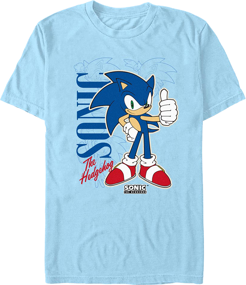 Thumbs Up Sonic The Hedgehog T-Shirt product image 1
