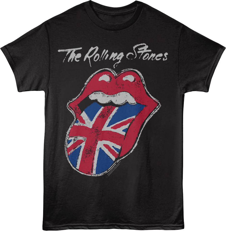 Union Jack Tongue Rolling Stones T-Shirt product image 1
