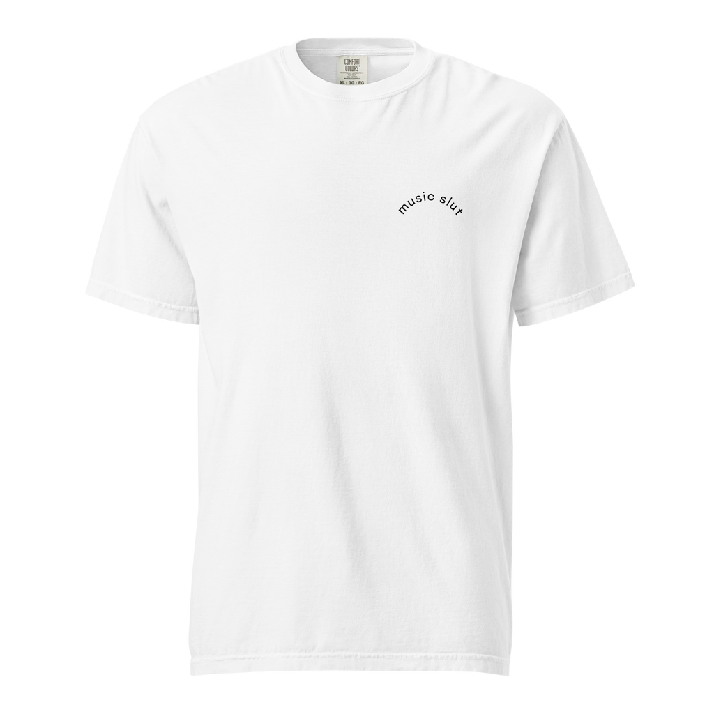 Music Slut Arched | Comfort Colors