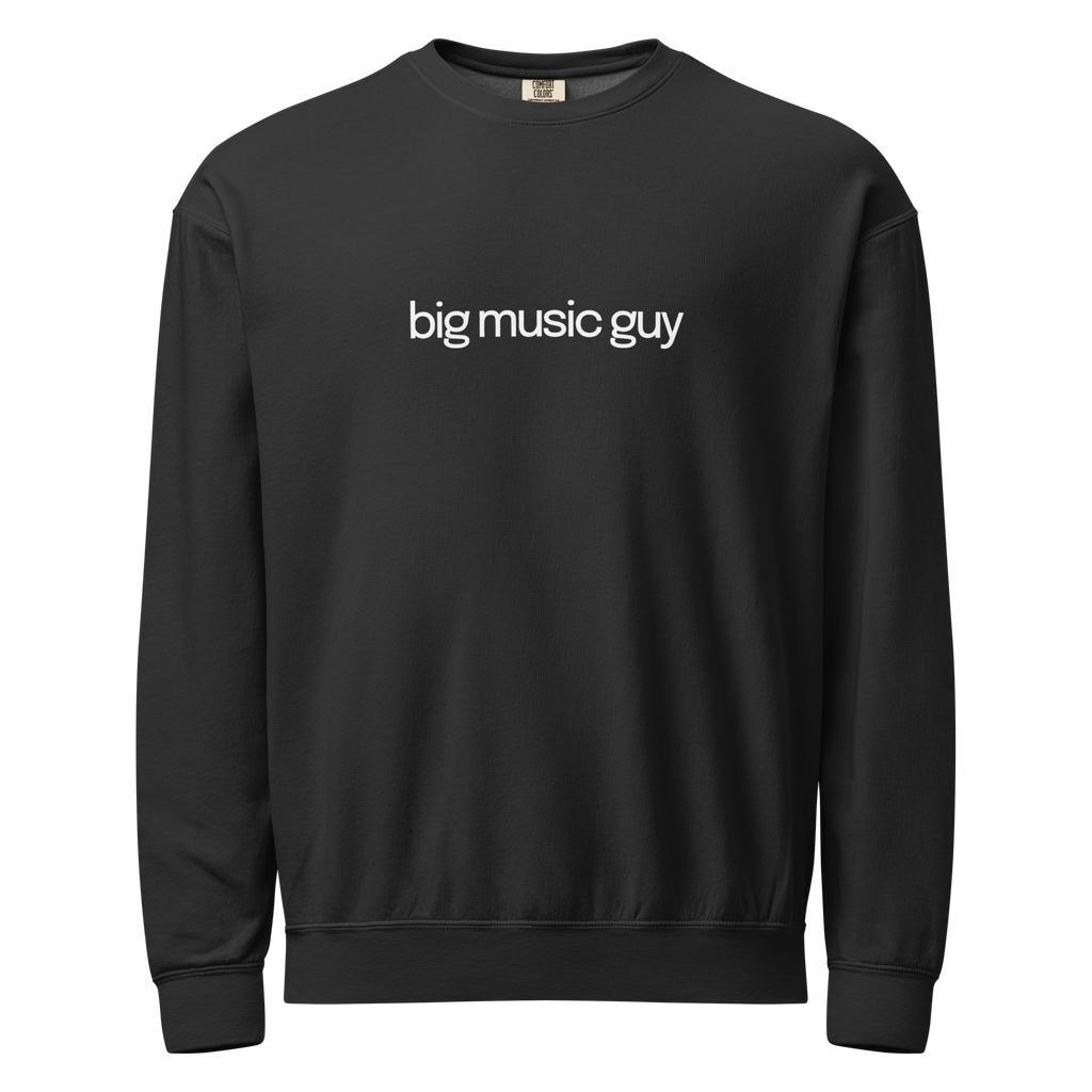 Big Music Guy | Comfort Colors Fleece Crewneck