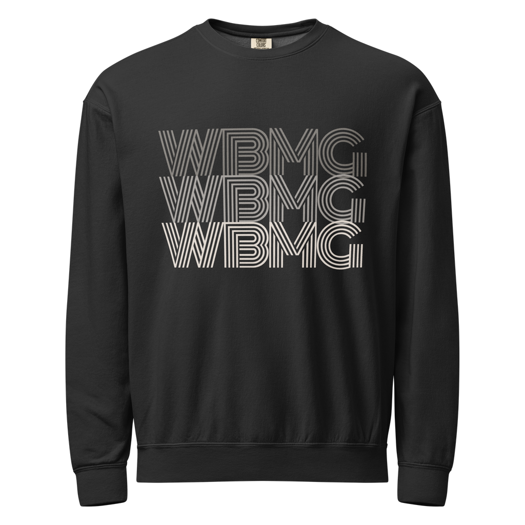 WBMG Stacked | Comfort Colors Fleece Crewneck