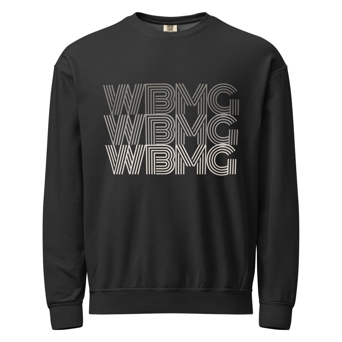 WBMG Stacked | Comfort Colors Fleece Crewneck