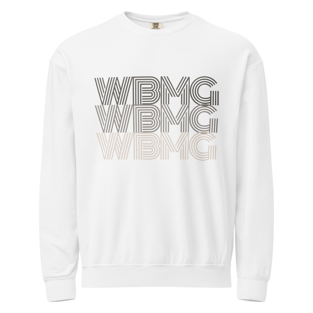 WBMG Stacked | Comfort Colors Fleece Crewneck