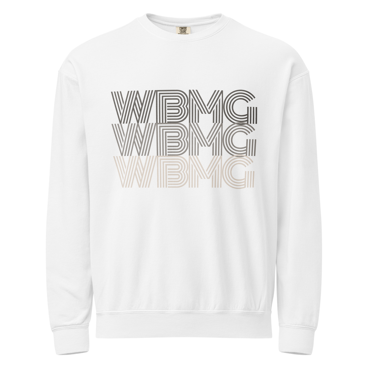 WBMG Stacked | Comfort Colors Fleece Crewneck