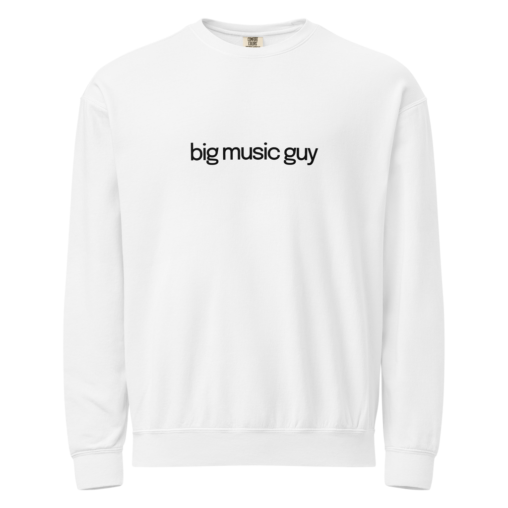 Big Music Guy | Comfort Colors Fleece Crewneck