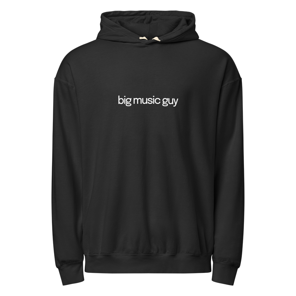 Big Music Guy | Comfort Colors Lightweight Hoodie product image 1