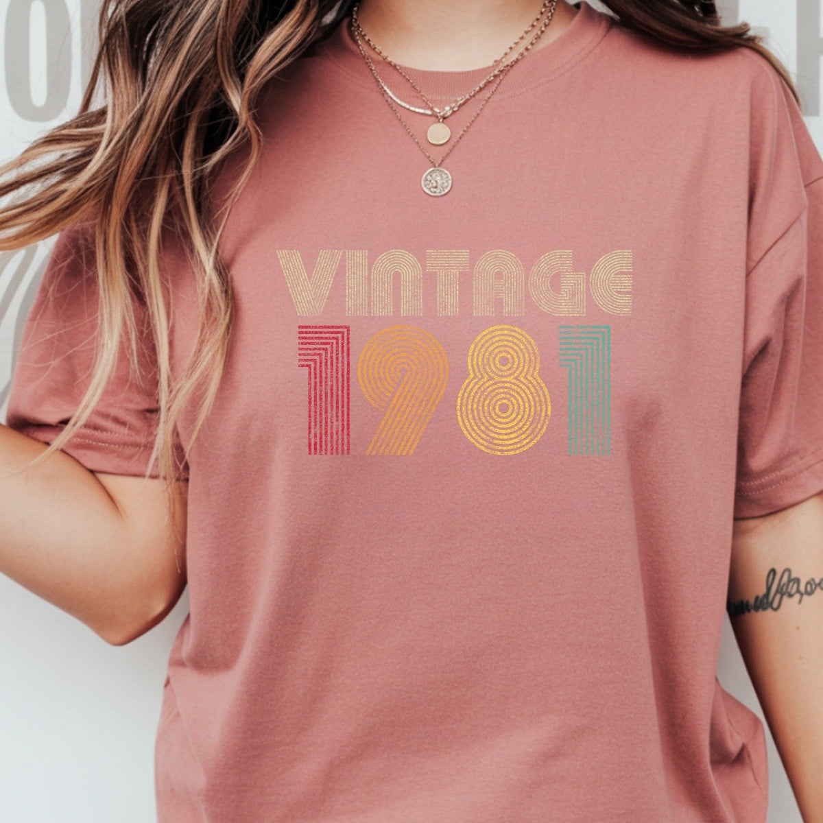 Vintage 1981 T-Shirt – Retro 1980 Birthday Shirt, Classic product image 5
