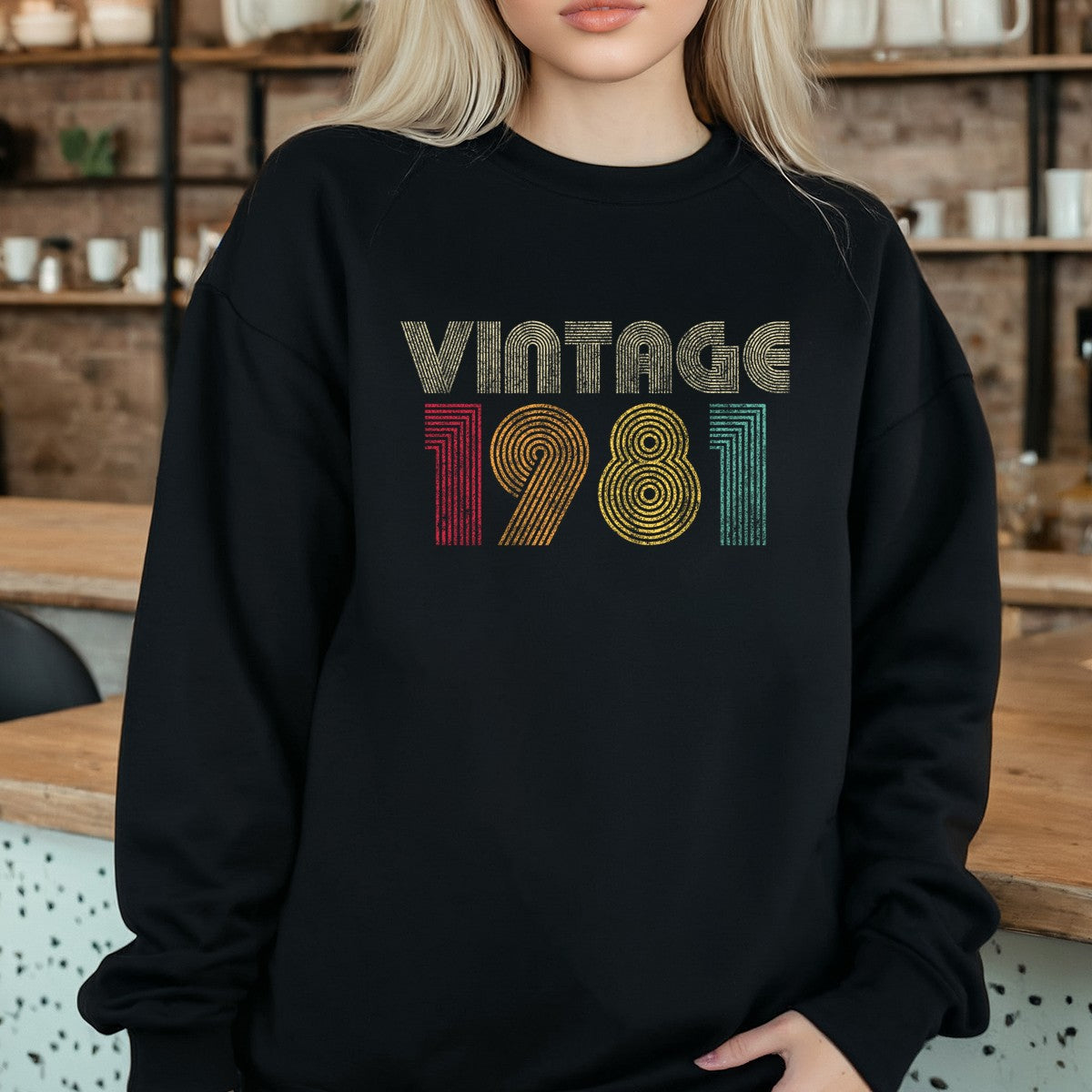 Vintage 1981 T-Shirt – Retro 1980 Birthday Shirt, Classic product image 6
