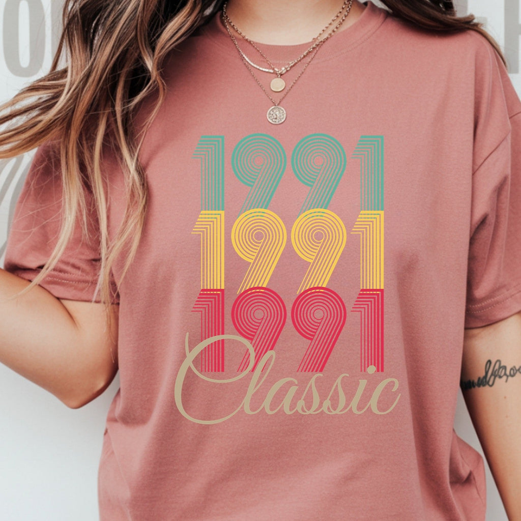 Vintage 1991 Classic T-Shirt – Retro Birthday Shirt, 1959 product image 5