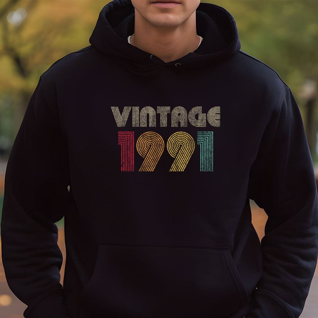Vintage 1991 T-Shirt – Retro 1980 Birthday Shirt, Classic product image 8