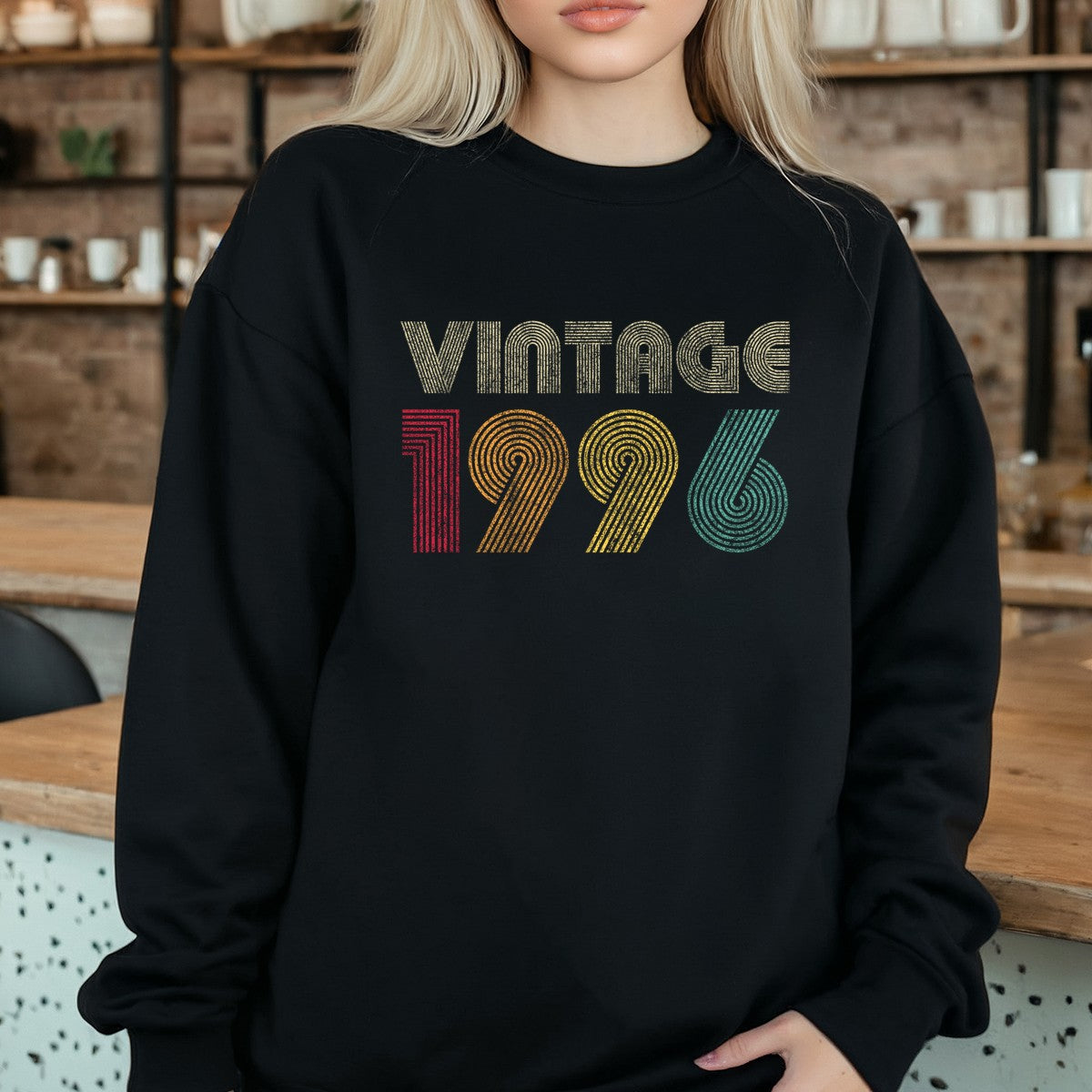 Vintage 1996 T-Shirt – Retro 1980 Birthday Shirt, Classic product image 6