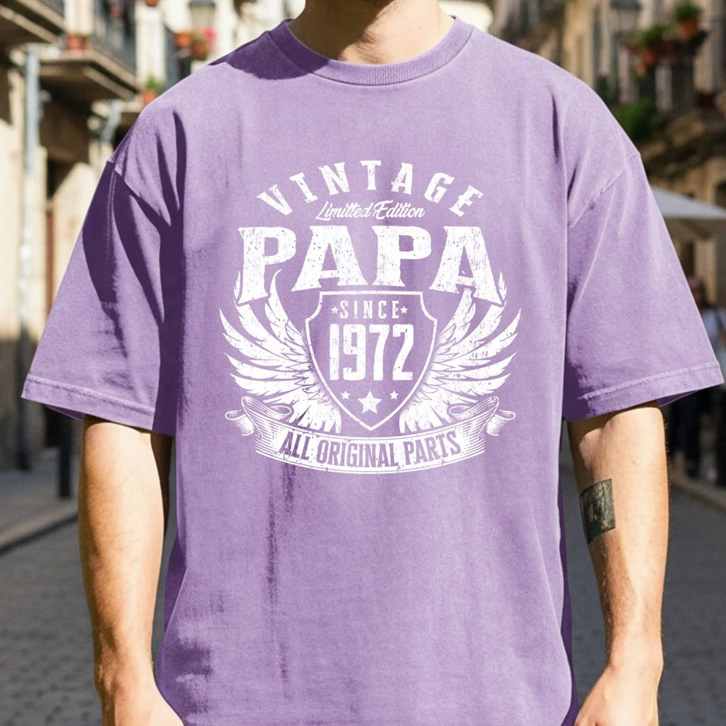 Vintage Papa 1972 T-Shirt - All Original Parts Retro product image 6