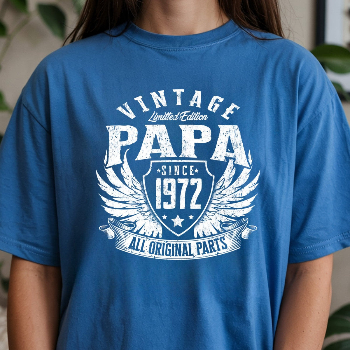 Vintage Papa 1972 T-Shirt - All Original Parts Retro product image 3