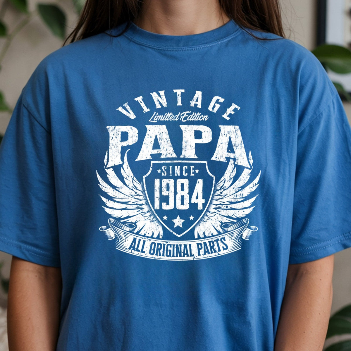 Vintage Papa 1984 T-Shirt - All Original Parts Retro product image 3