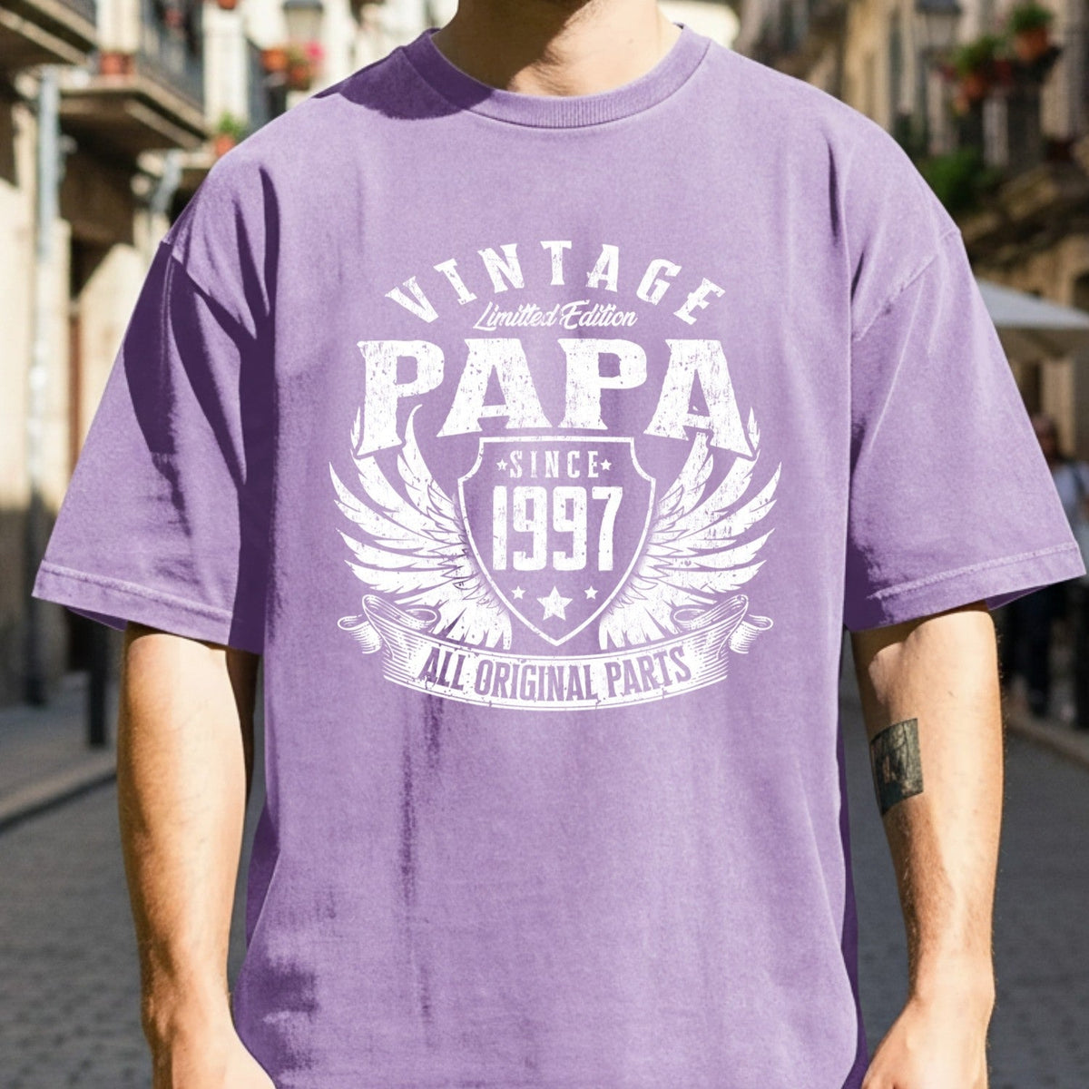 Vintage Papa 1997 T-Shirt - All Original Parts Retro product image 6