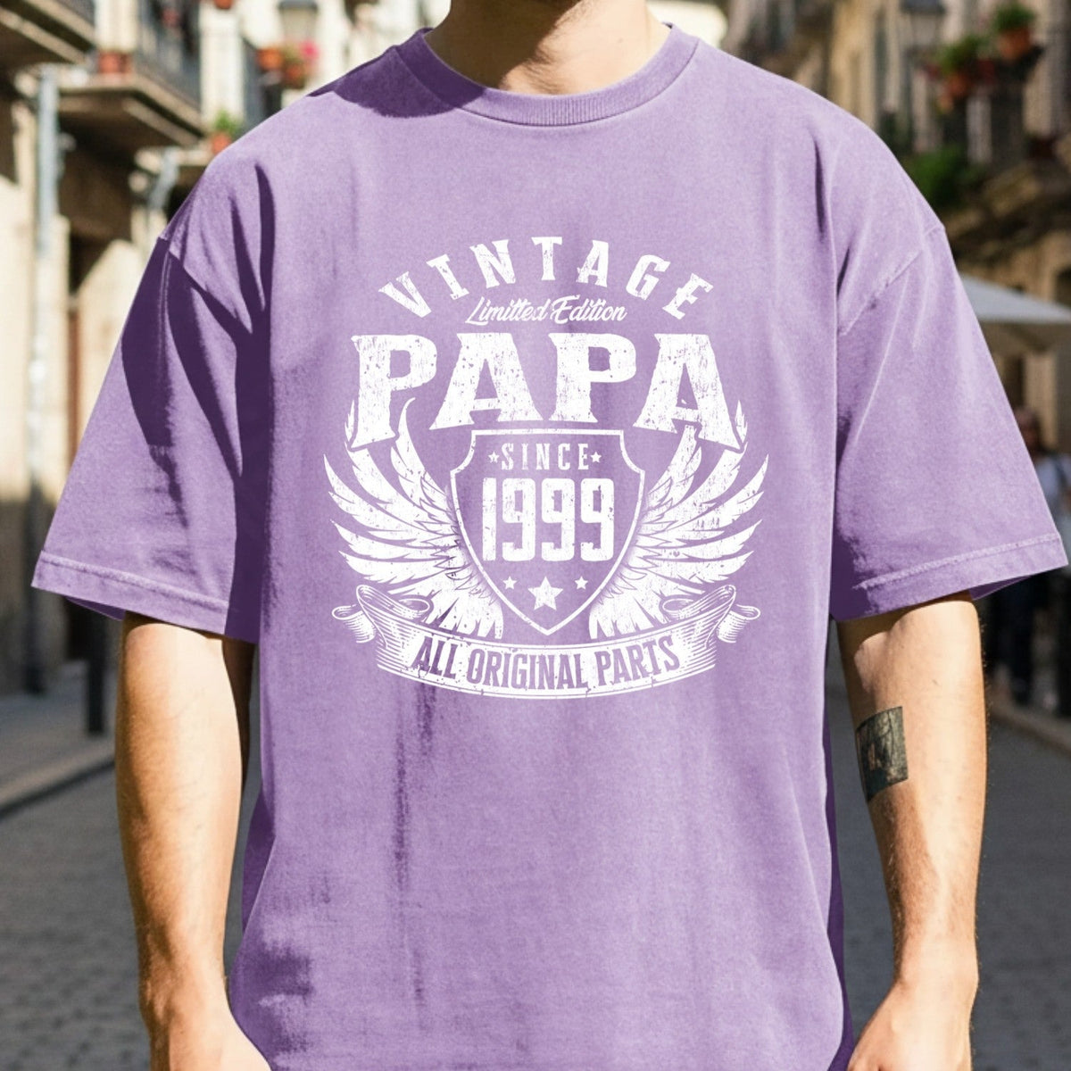 Vintage Papa 1999 T-Shirt - All Original Parts Retro product image 6