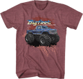 Vintage Splatter Background Bigfoot T-Shirt product image 1