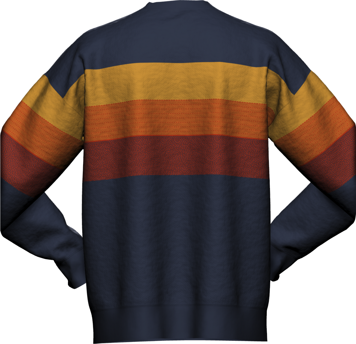 Vintage Stripes Knitted Sweater