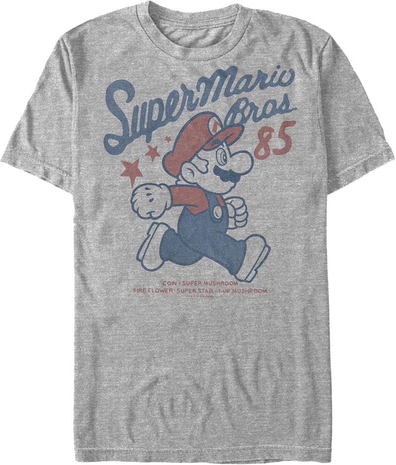 Vintage Super Mario Bros. 85 Nintendo T-Shirt product image 1