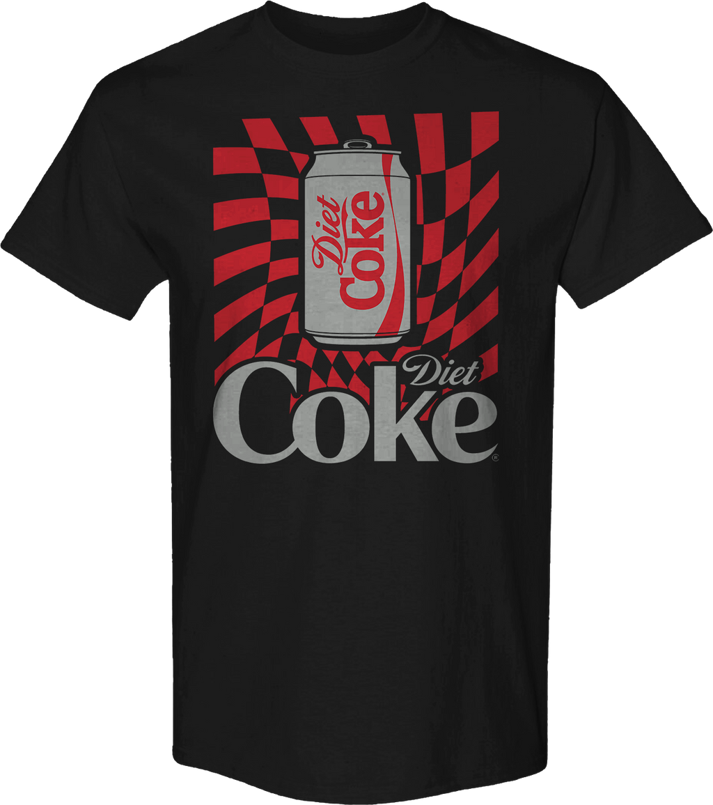 Warped Checkerboard Can Diet Coke T-Shirt product image 1