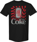 Warped Checkerboard Can Diet Coke T-Shirt product image 1