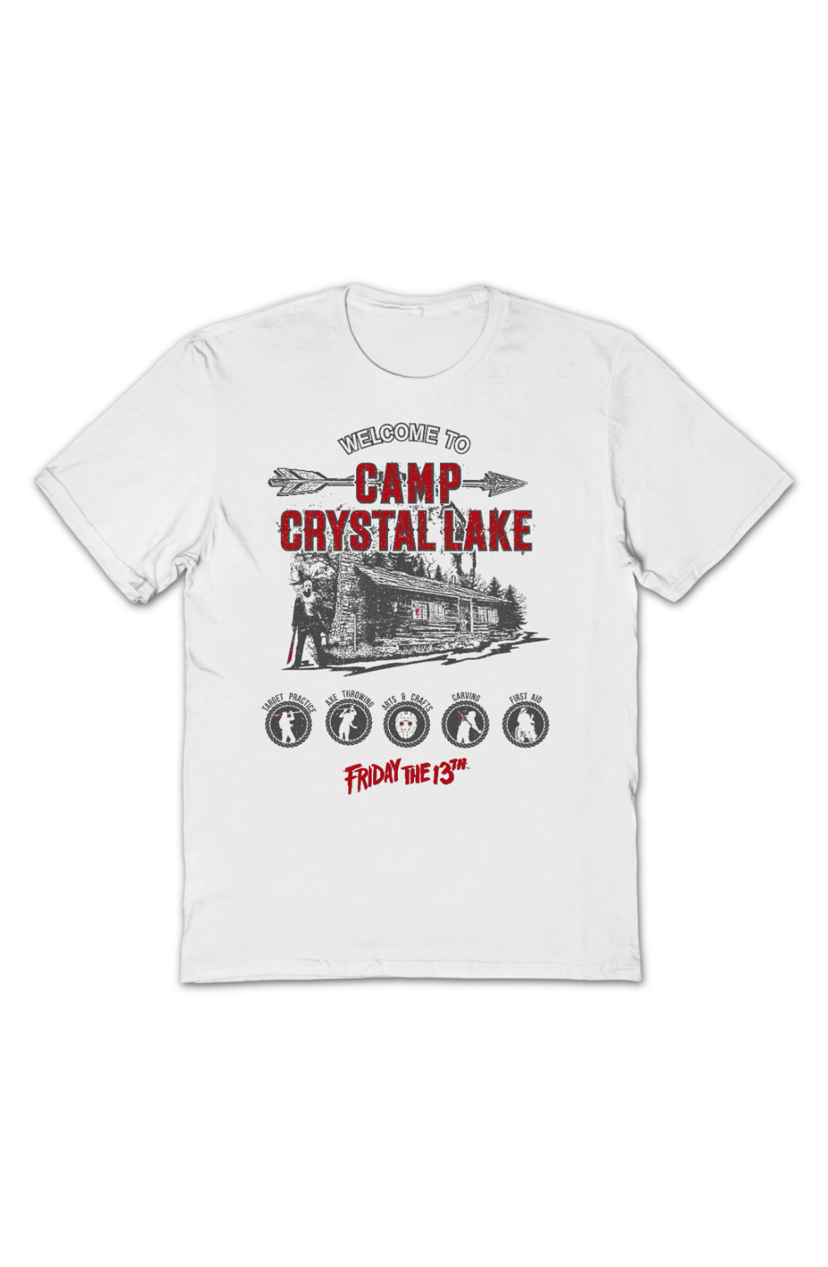 Vintage Welcome To Camp Crystal Lake Friday The 13th T-Shirt product image 2