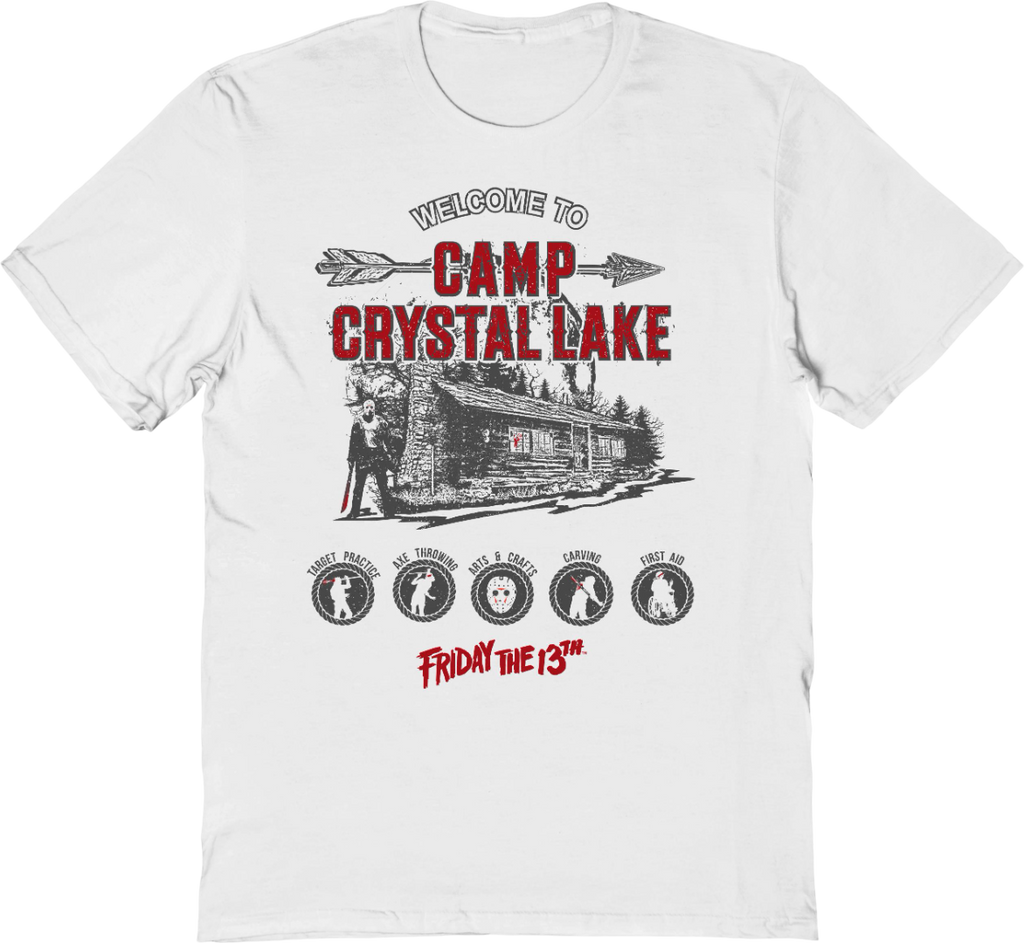 Vintage Welcome To Camp Crystal Lake Friday The 13th T-Shirt product image 1