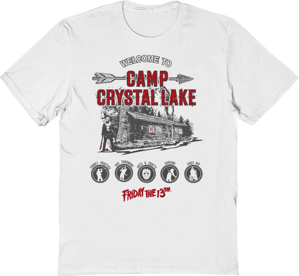 Vintage Welcome To Camp Crystal Lake Friday The 13th T-Shirt product image 1
